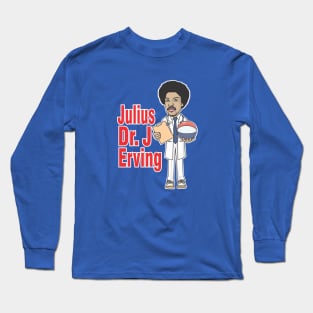 NBA Legend Julius Dr. J Erving Long Sleeve T-Shirt